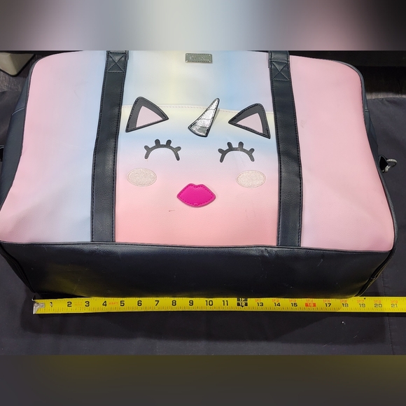 *RARE* BETSEY JOHNSON | Ombré Unicorn Weekender | Tote Bag - Picture 10 of 10